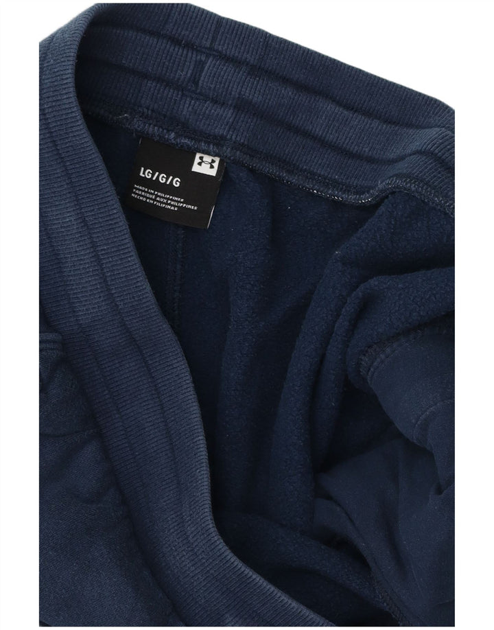 Calça de treino masculina Under Armour Joggers grande azul marinho