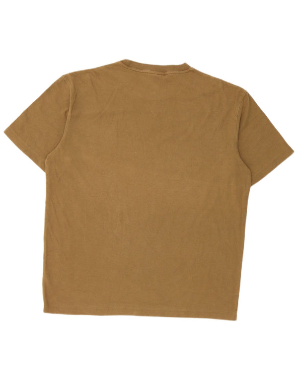 Camiseta masculina Champion de algodão cáqui médio