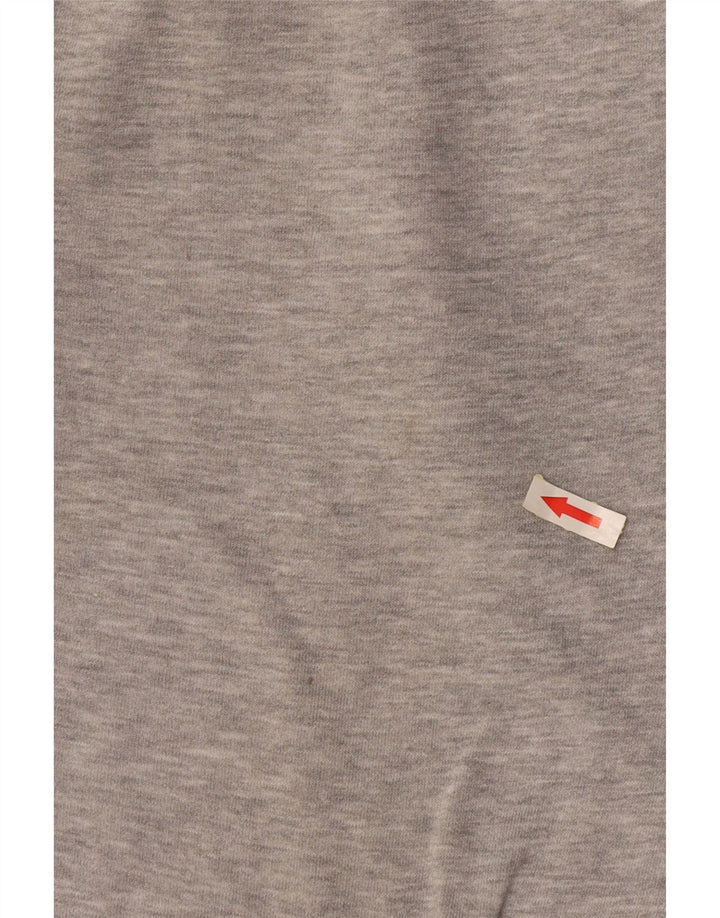 Kappa Calça de treino masculina gráfica Joggers 2XL algodão manchado cinza