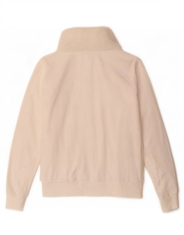 Freddy Womens Graphic Oversized Tracksuit Top Jacket Reino Unido 10 Pequeno Branco