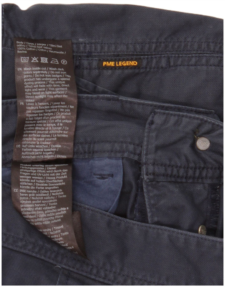Shorts cargo masculino Pme Legend W34 grande algodão azul marinho