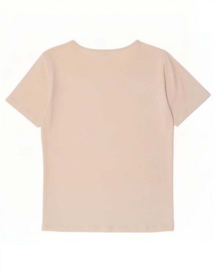 Cos Camiseta masculina Top Médio Off White Algodão