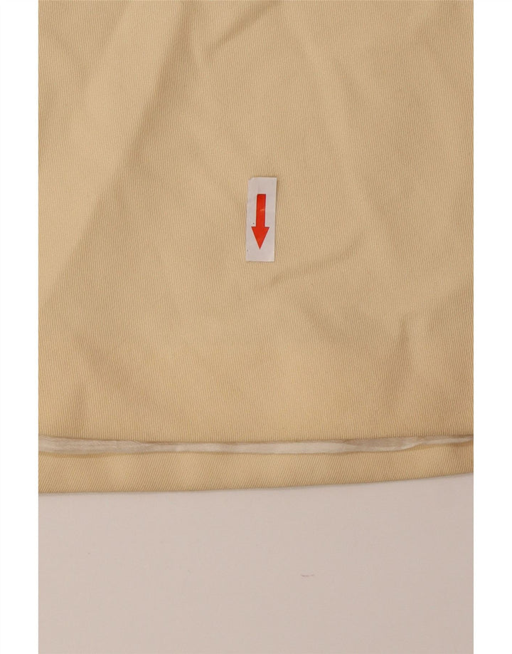 Casaco impermeável feminino vintage UK 10 pequeno bege