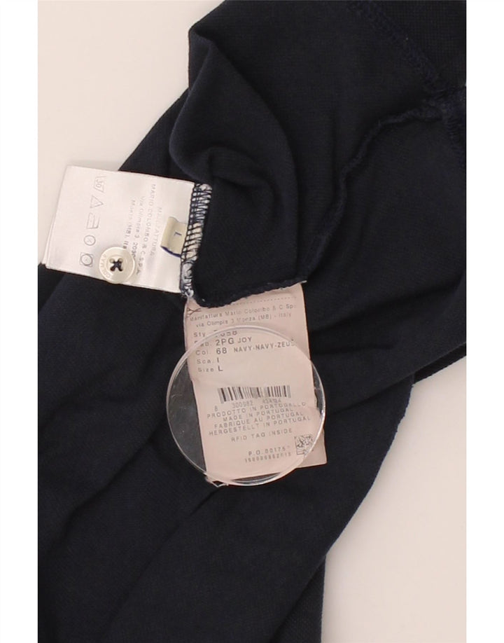 COLMAR Mens Polo Shirt Large Navy Blue Cotton Vintage Colmar and Second-Hand Colmar from Messina Hembry 