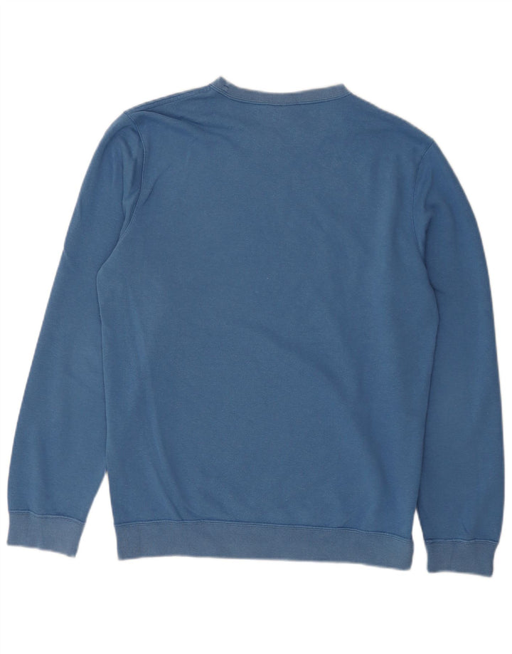 Champion moletom gráfico masculino jumper médio azul