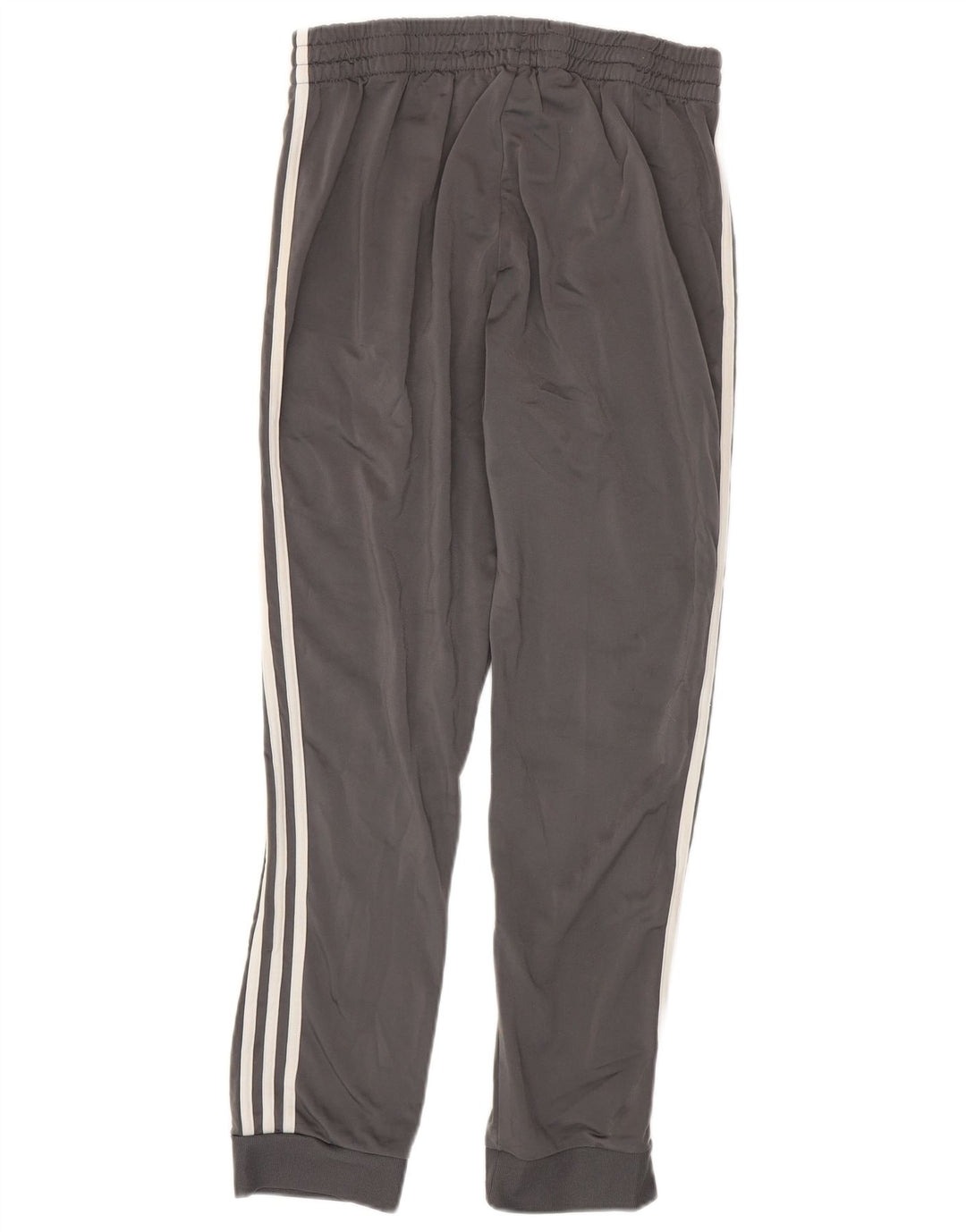 Adidas Mens Calças de treino Joggers UK 44/46 Grande Cinza Poliéster