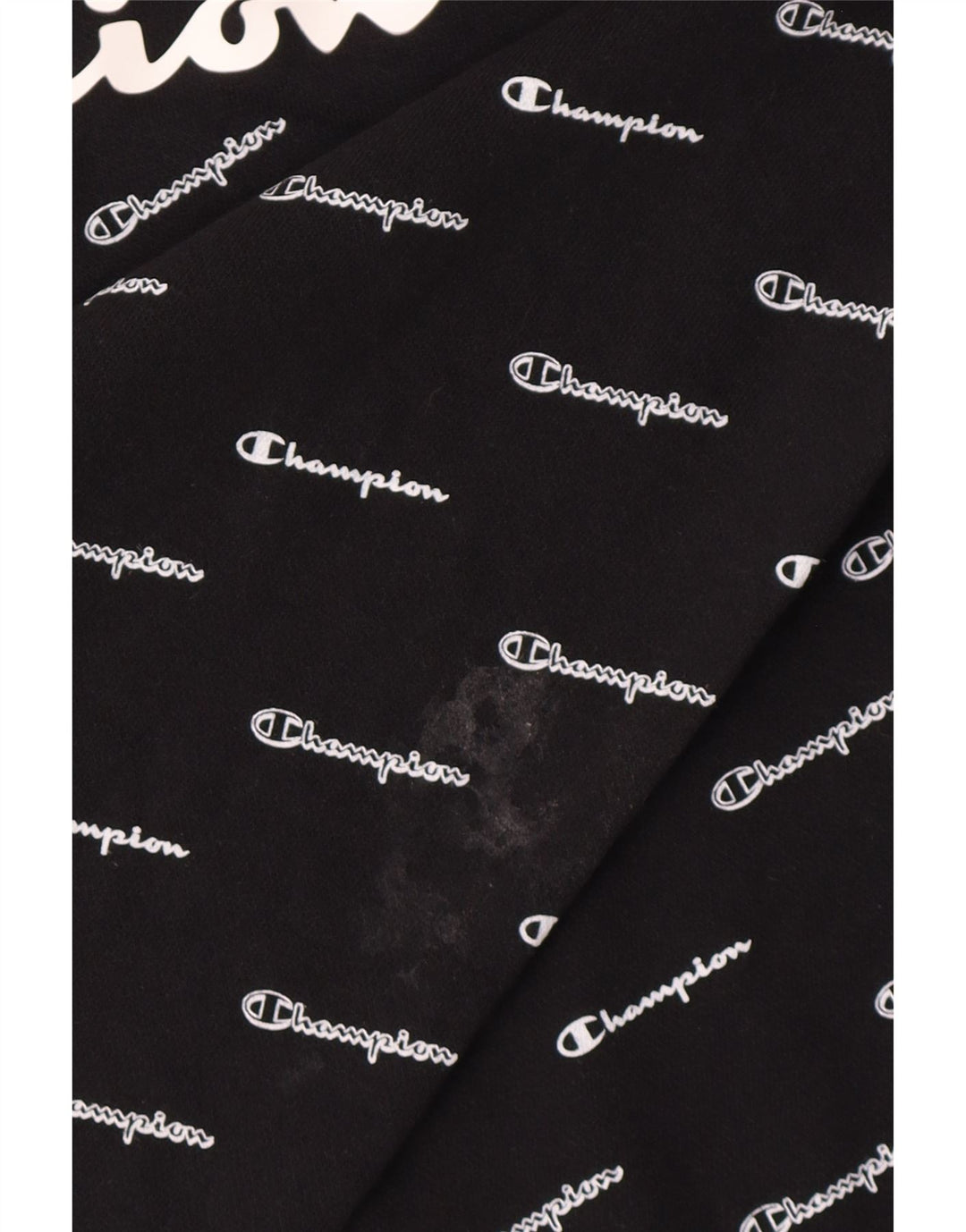 CHAMPION Womens Graphic Sweatshirt Jumper UK 20 2XL Black Cotton Vintage Champion and Second-Hand Champion from Messina Hembry 