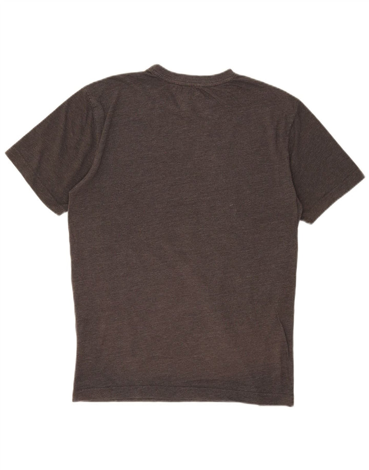 Camiseta gráfica masculina Reebok Top pequeno algodão cinza