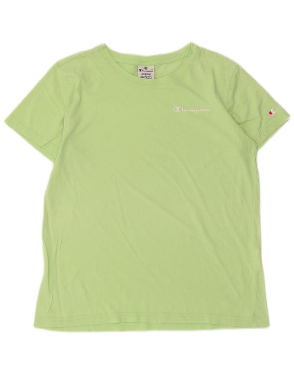 Camiseta feminina Champion UK 12 algodão verde médio