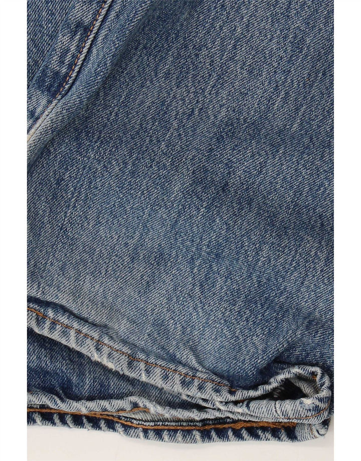 Calça jeans slim masculina Levi's desgastada W34 L35 azul