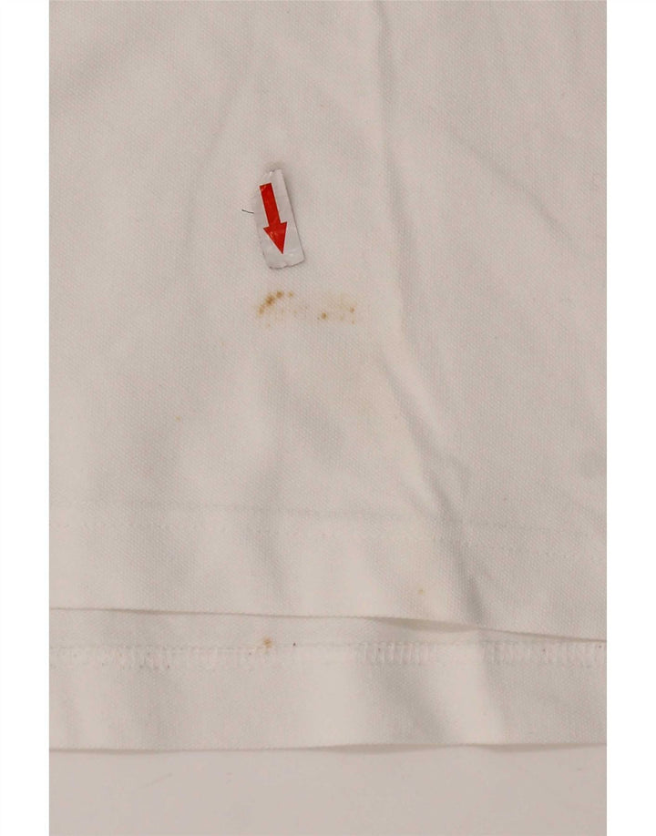 Camisa polo masculina Kappa grande algodão branco