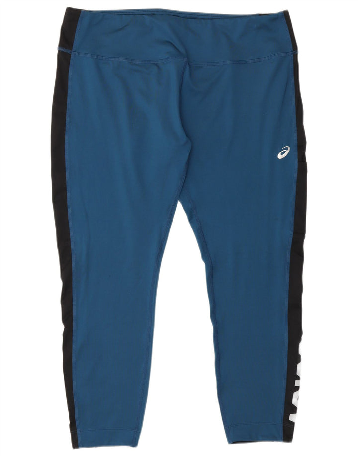 Leggings Asics Feminino UK 18 XL Azul Poliéster