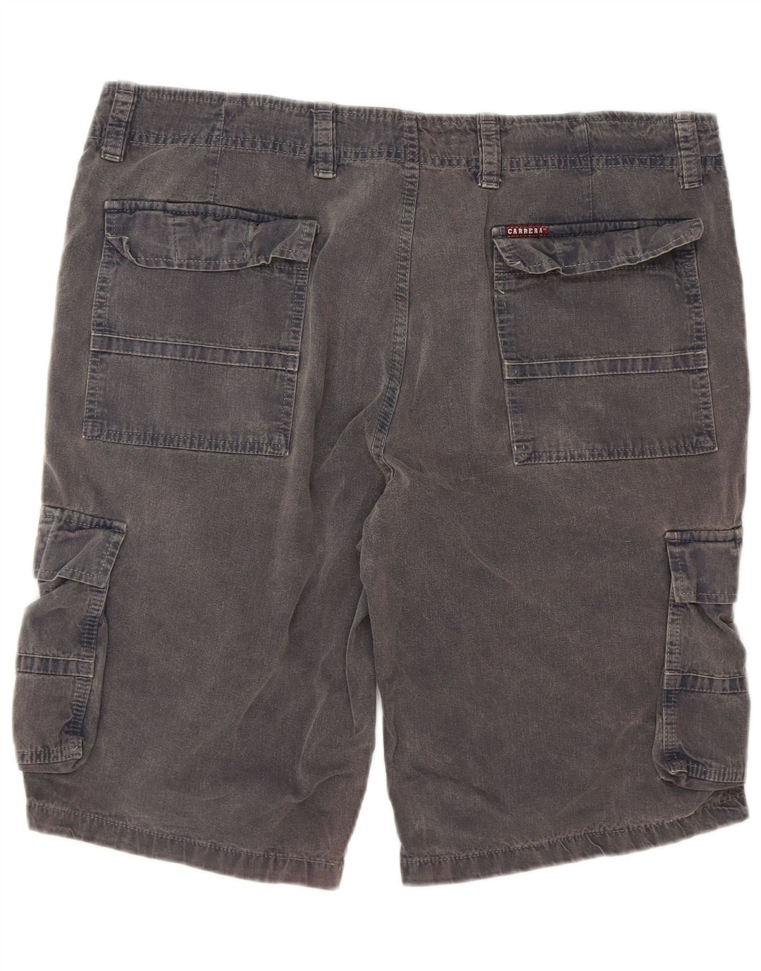 CARRERA Masculino 618 Cargo Shorts W38 XL Azul Marinho Algodão