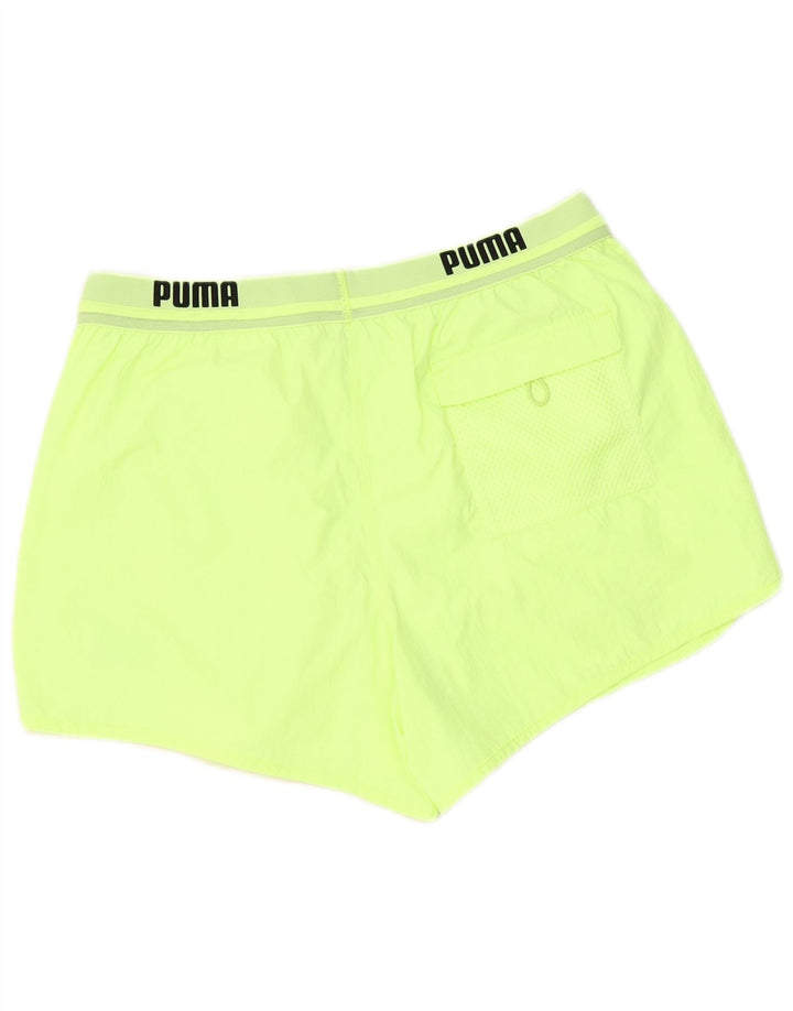 Shorts esportivos gráficos masculinos Puma médio verde poliamida