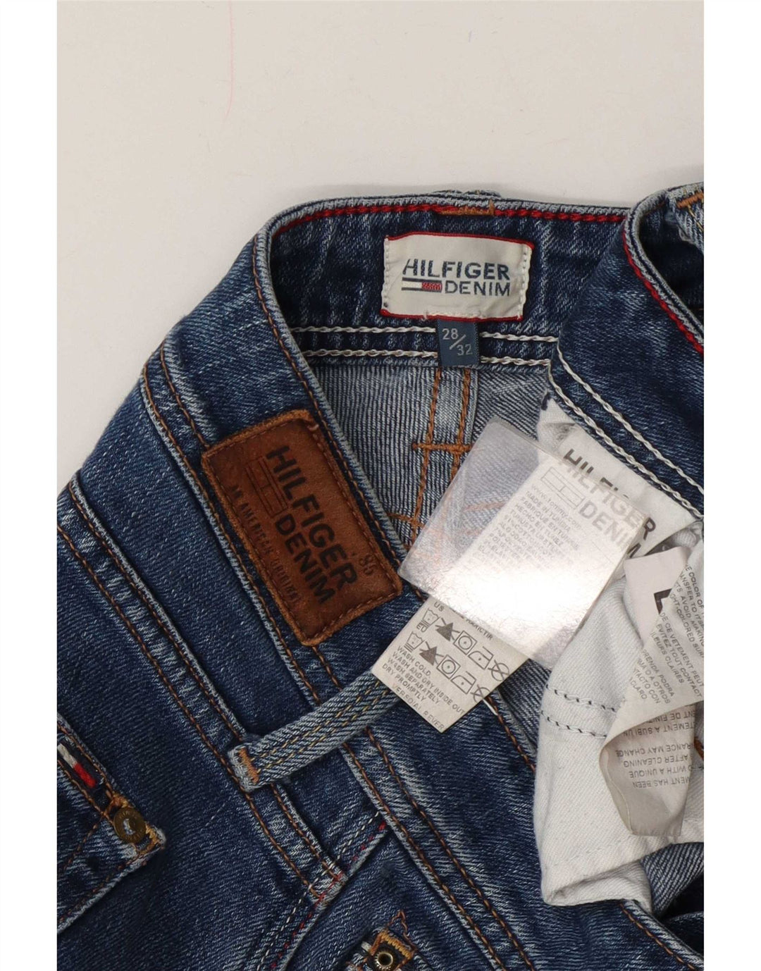 Tommy Hilfiger Jeans Slim Feminino W28 L28 Azul Algodão