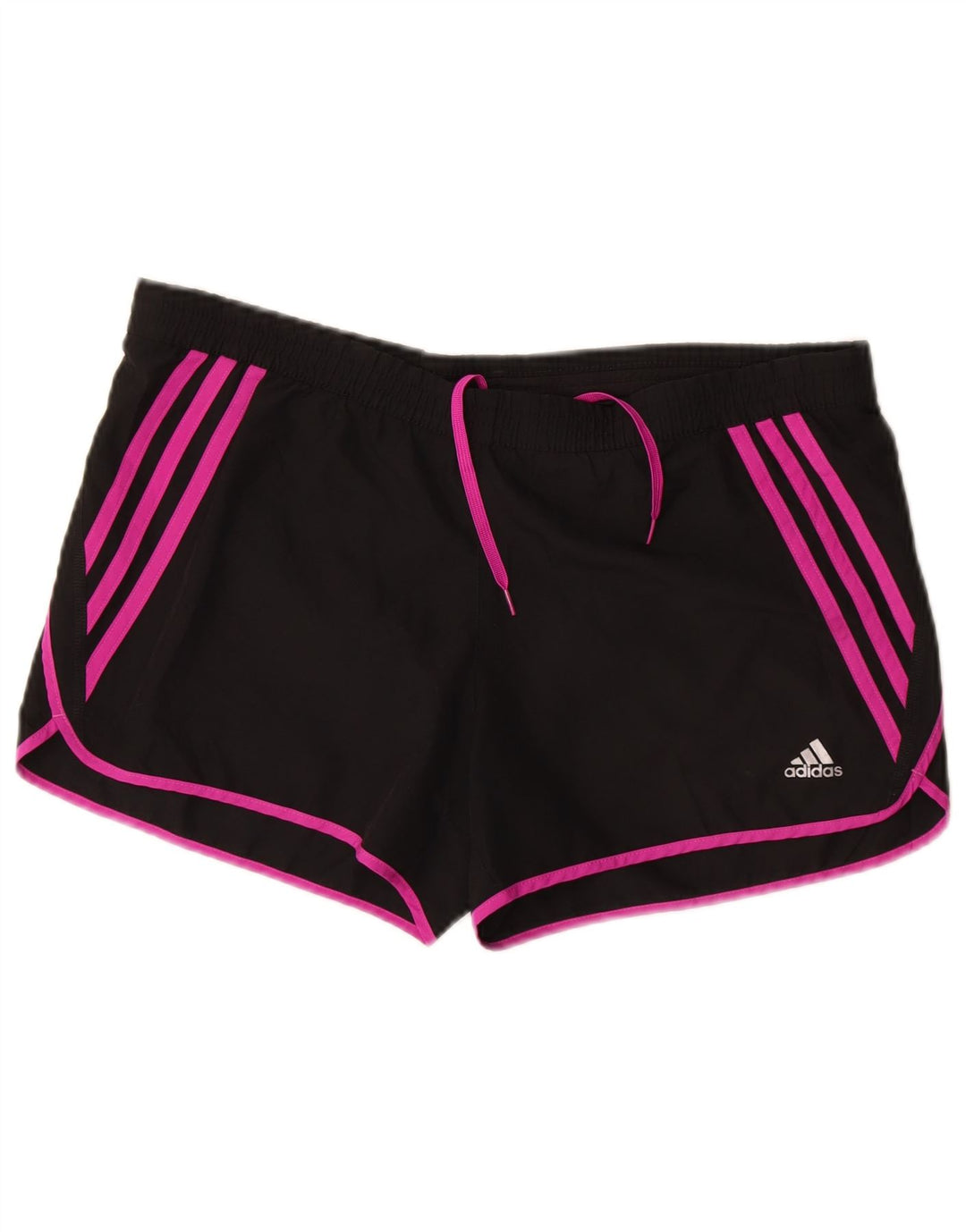Adidas Womens Climalite Sport Shorts UK 10 Pequeno Poliéster Preto