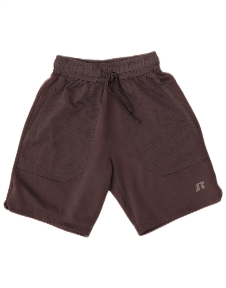 Russell Athletic Boys Sport Shorts 7-8 anos cinza médio poliéster