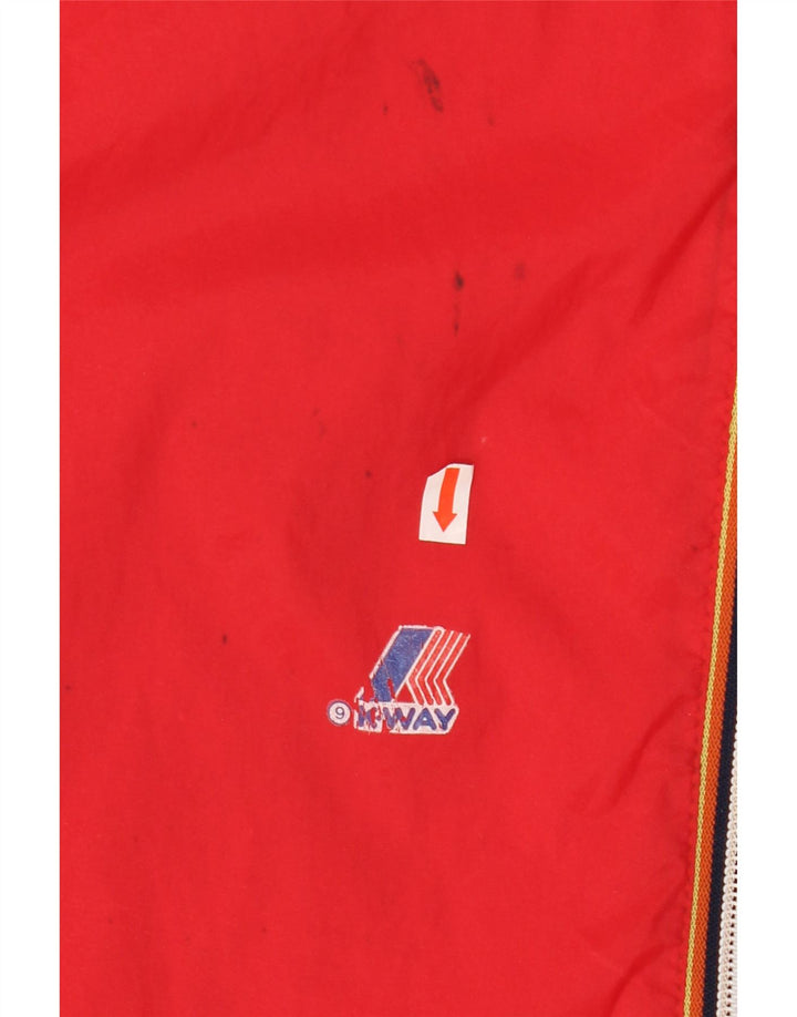 Calça de treino masculina K-WAY grande vermelha