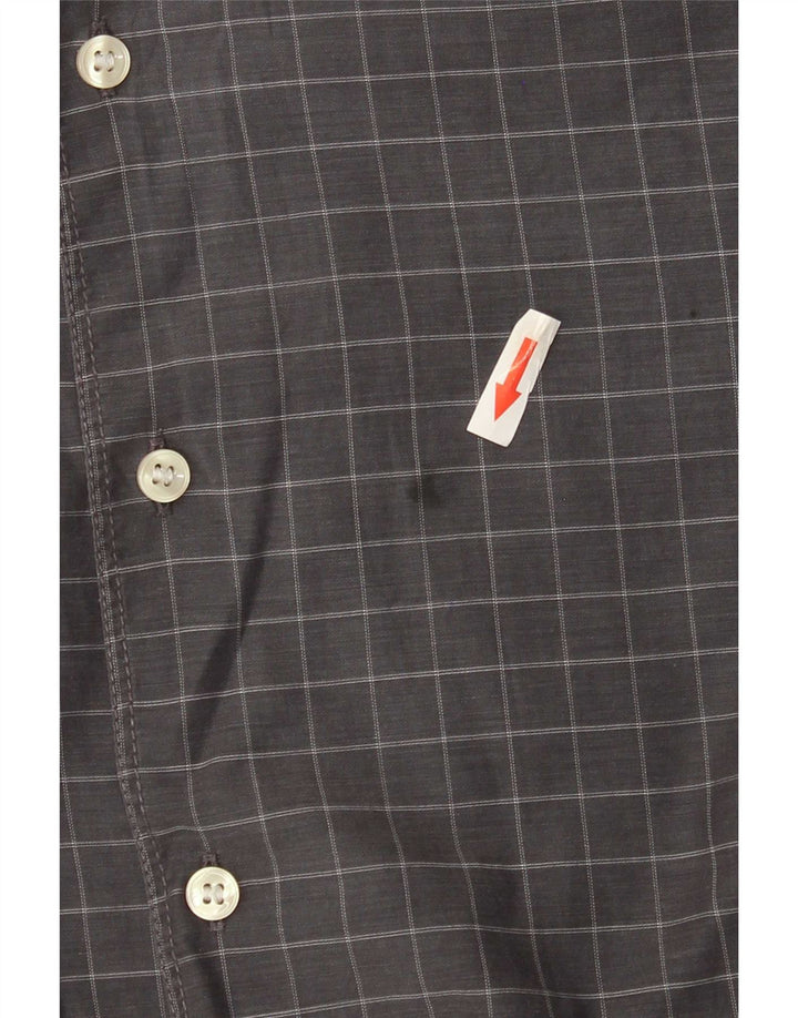 Camisa masculina Massimo Dutti XL xadrez cinza
