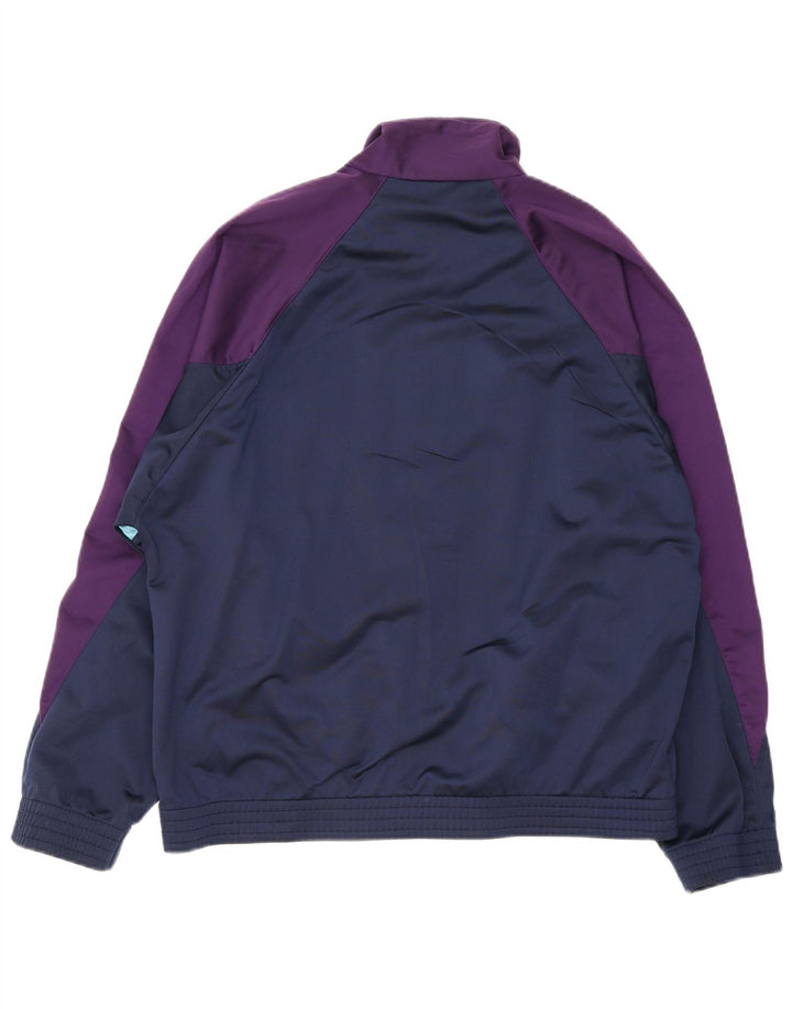 Lotto Mens Treino Top Jaqueta Grande Azul Marinho Colourblock Poliéster