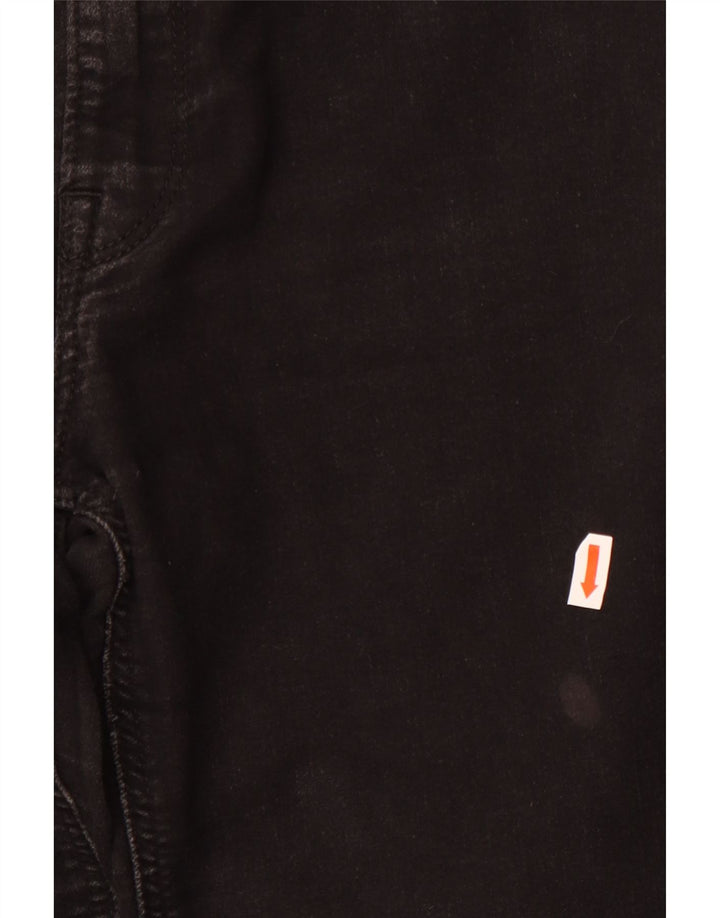 Lee Womens Scarlett Skinny Jeans W32 L29 Algodão Preto