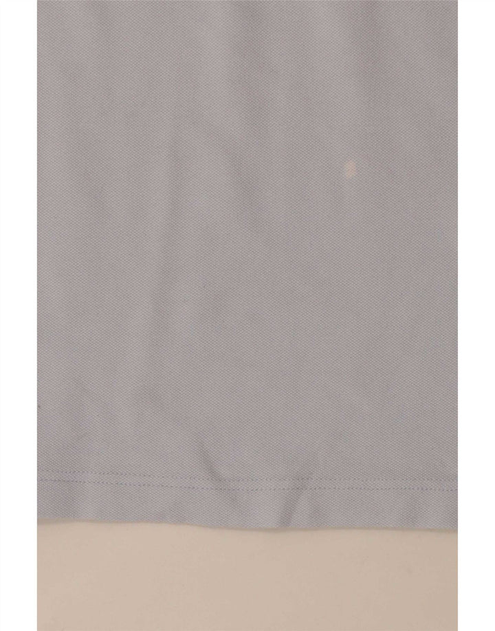 Camisa polo masculina Fred Perry de algodão listrado azul médio