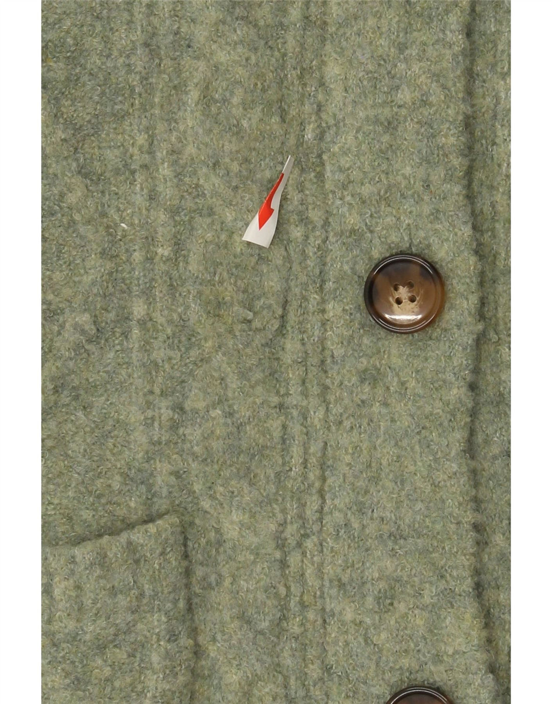 Suéter cardigã feminino Longline Marks & Spencer Reino Unido 10 pequeno verde