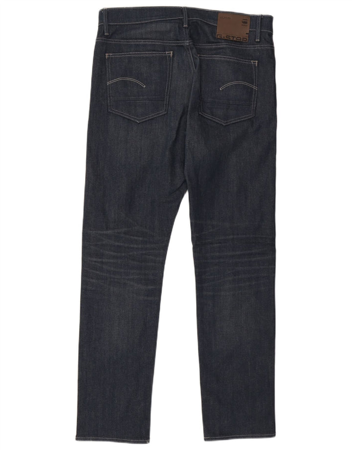 Jeans retos masculinos G-STAR W34 L34 algodão azul marinho