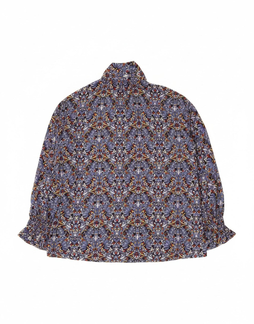 Blusa feminina oversized ZARA UK 14 média floral multicolorida