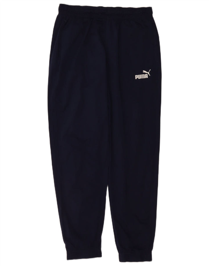 Calça de treino masculina PUMA Joggers grande azul marinho nylon