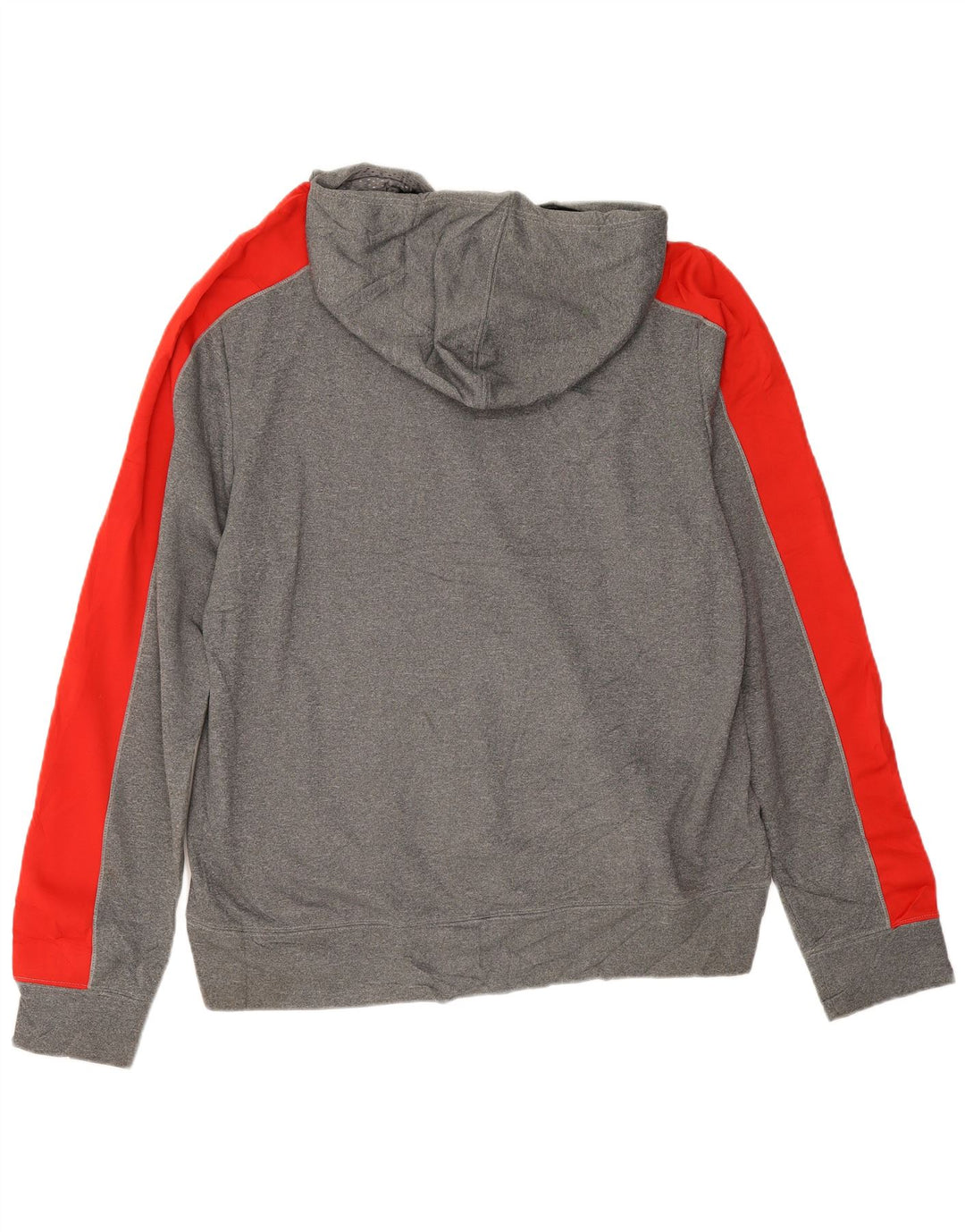 Fila Mens Graphic Hoodie Jumper 2XL Cinza Colourblock Poliéster