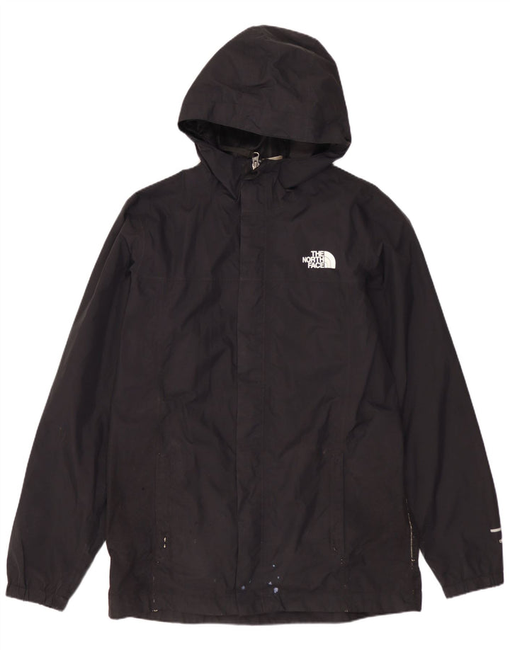 Jaqueta de chuva com capuz The North Face Boys 14-15 anos XL preto nylon