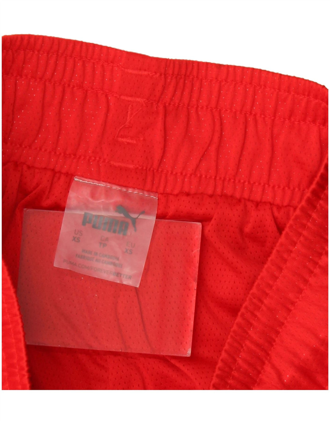 Shorts esportivos femininos PUMA UK 6 XS vermelho