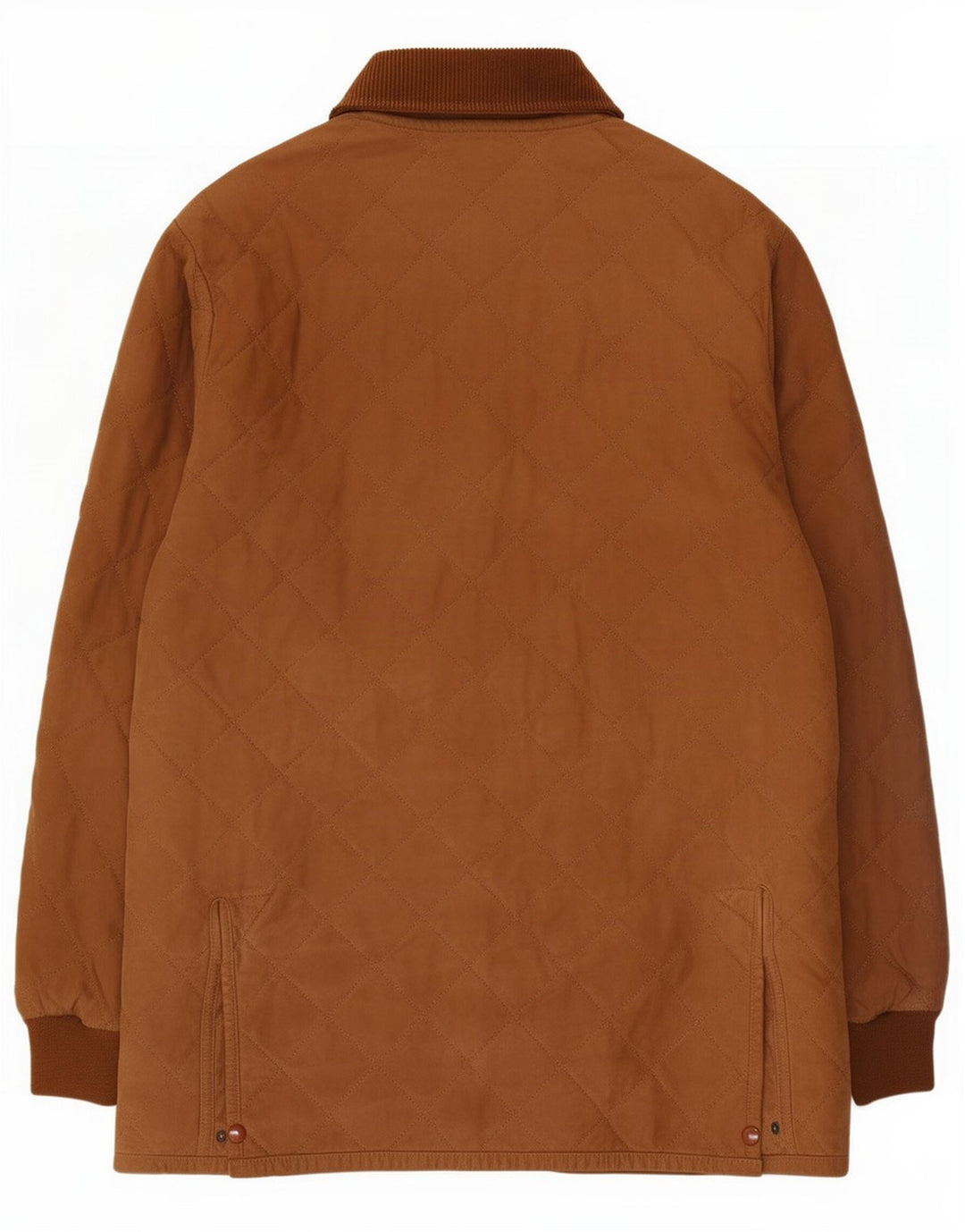 Jaqueta acolchoada masculina Tincati Milano UK 40 grande marrom