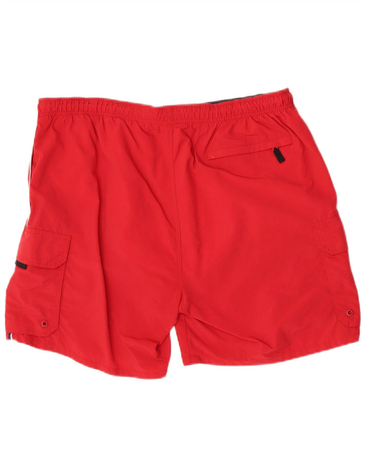 Nautica Mens Natação Shorts Grande Nylon Vermelho