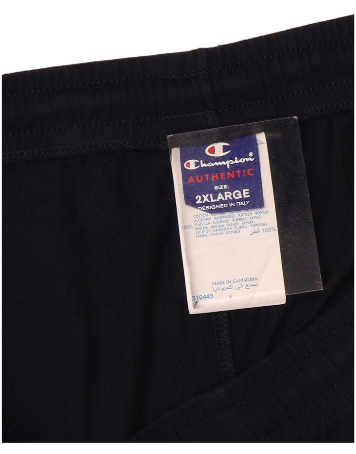Calça de treino masculina CHAMPION 2XL algodão azul marinho