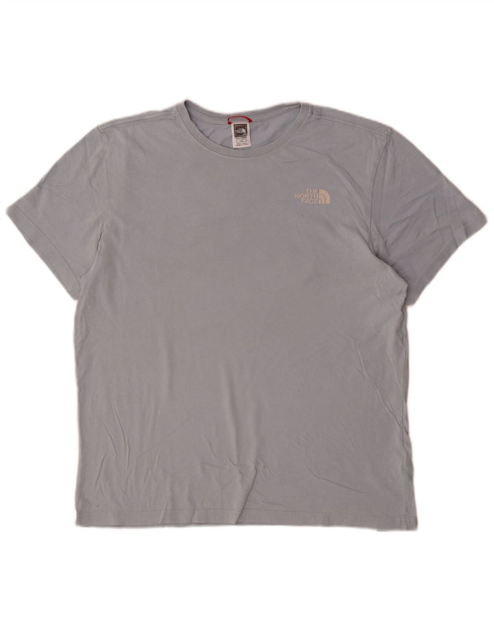 Camiseta gráfica masculina The North Face grande algodão cinza