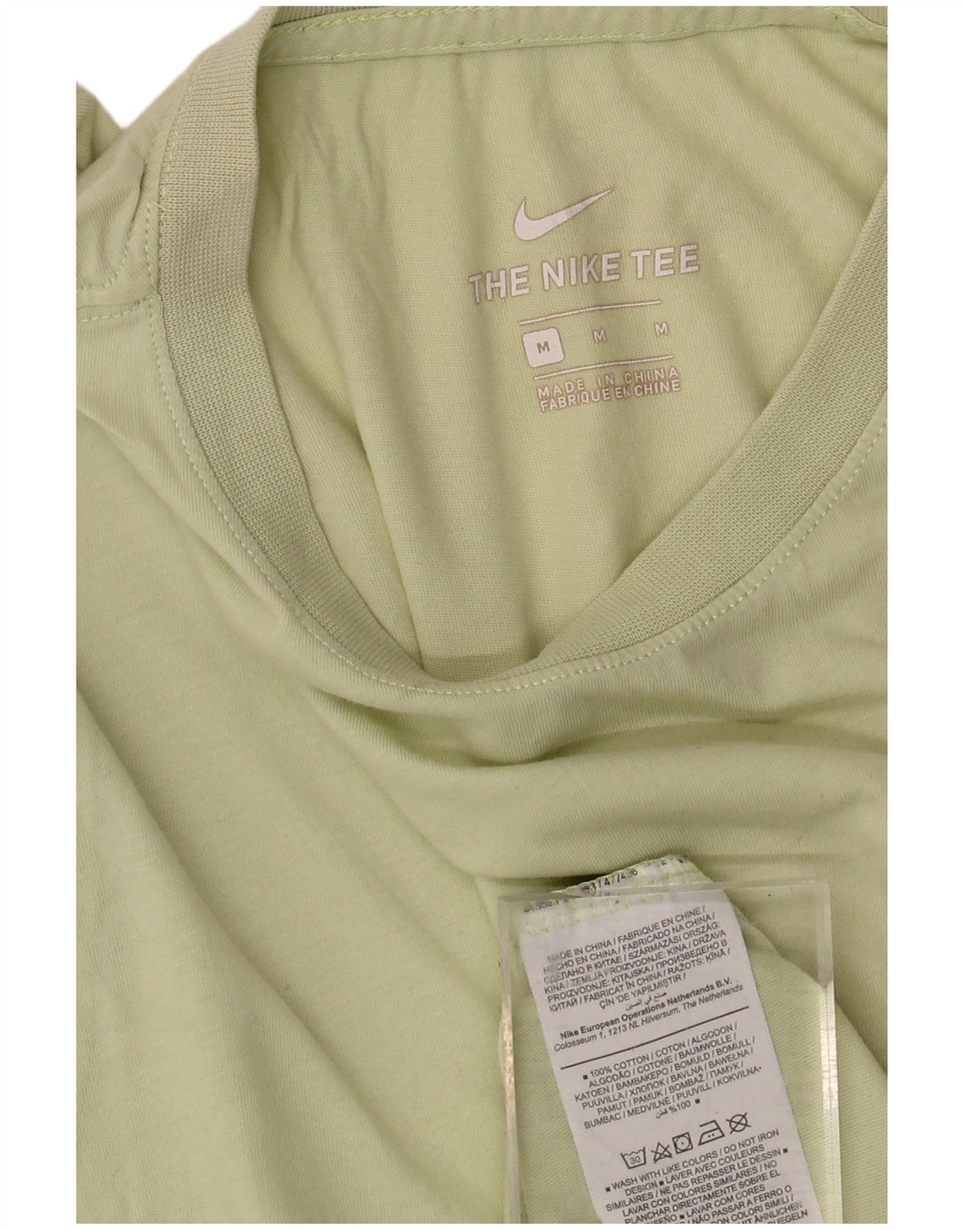 Camiseta masculina NIKE Top Médio Algodão Verde