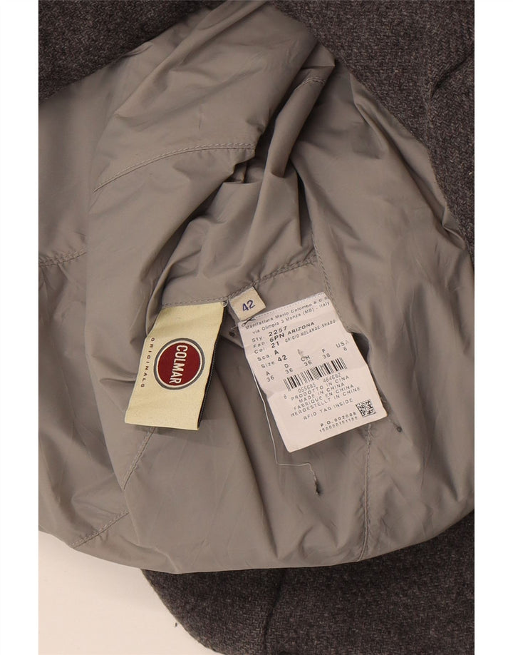 Casaco acolchoado feminino Colmar IT 42 pequeno bloco cinza