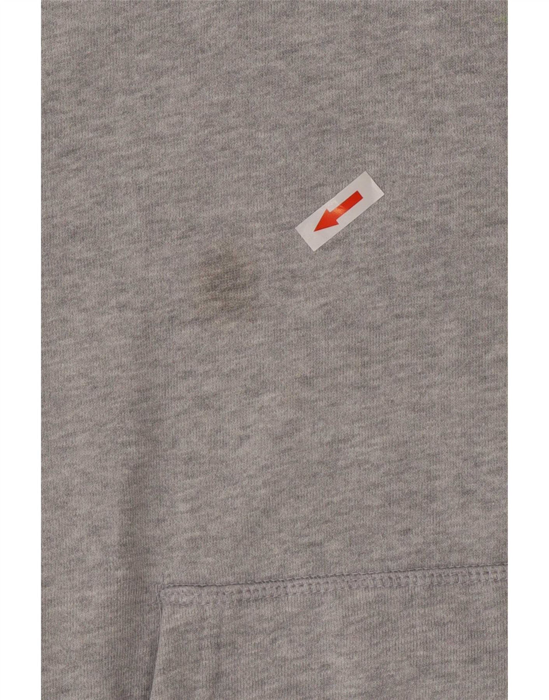 Converse feminino gráfico moletom com capuz UK 14 cinza médio