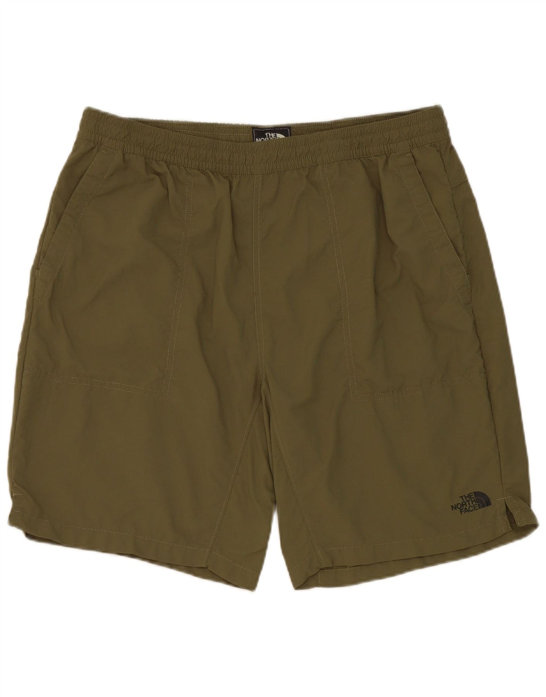 Shorts esportivos masculinos The North Face grandes nylon cáqui