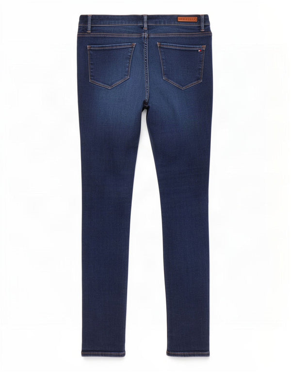 Jeans skinny feminino Tommy Hilfiger W28 L28 algodão azul marinho