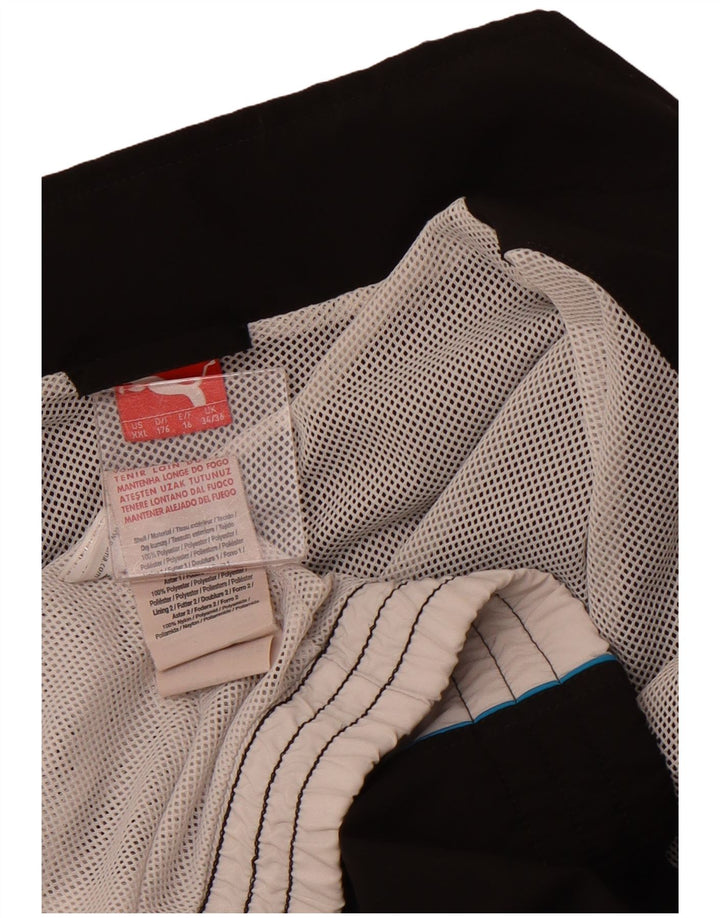 Jaqueta PUMA Boys Graphic Tracksuit Top 15-16 Anos Preto Colorblock