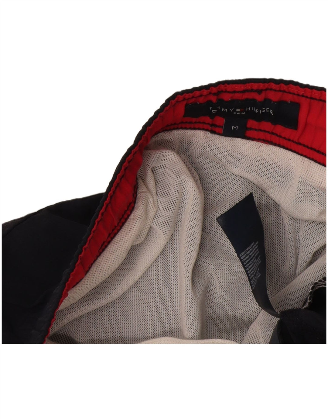 Shorts de natação masculino Tommy Hilfiger médio azul marinho nylon