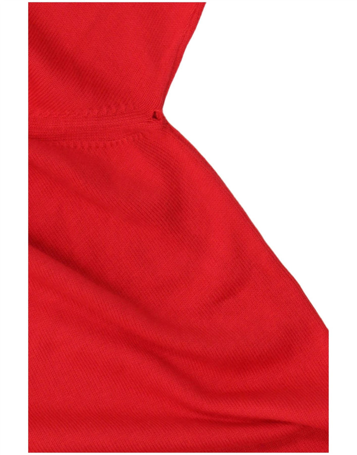 Suéter masculino Think Pink com gola redonda grande vermelho