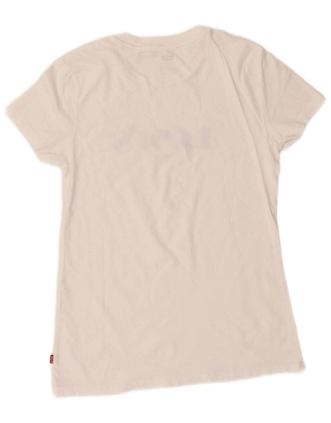 Camiseta feminina Levi's Oversized Graphic Top UK 2 2XS Branco