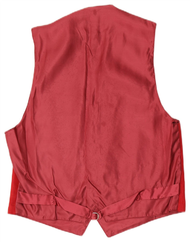 Colete masculino vintage XL poliamida vermelha