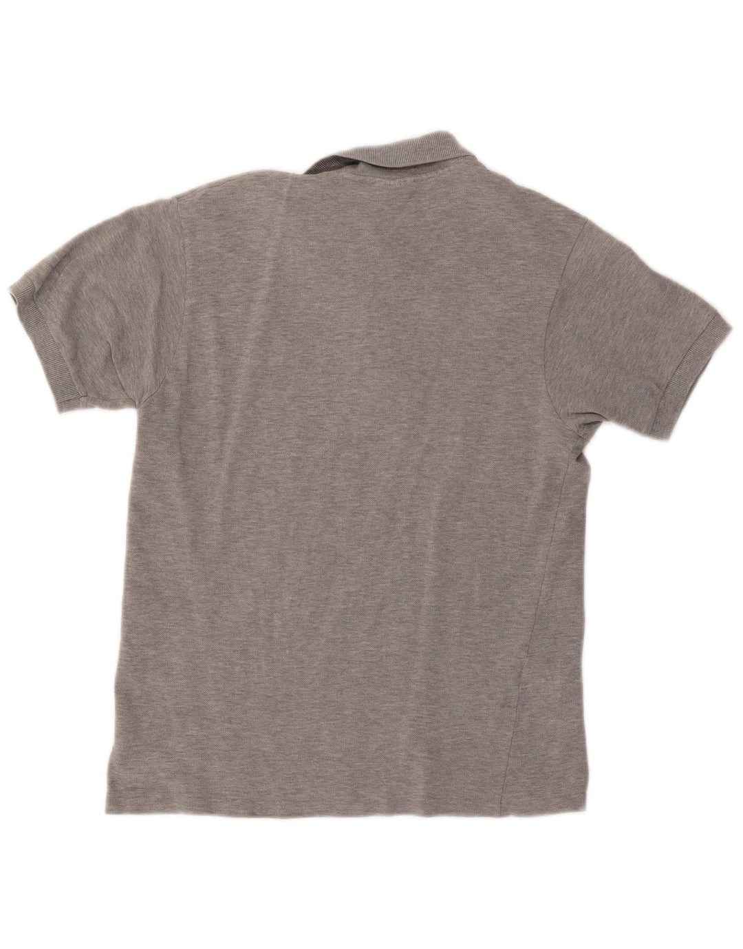 Camisa polo masculina LACOSTE tamanho 3 pequeno algodão cinza