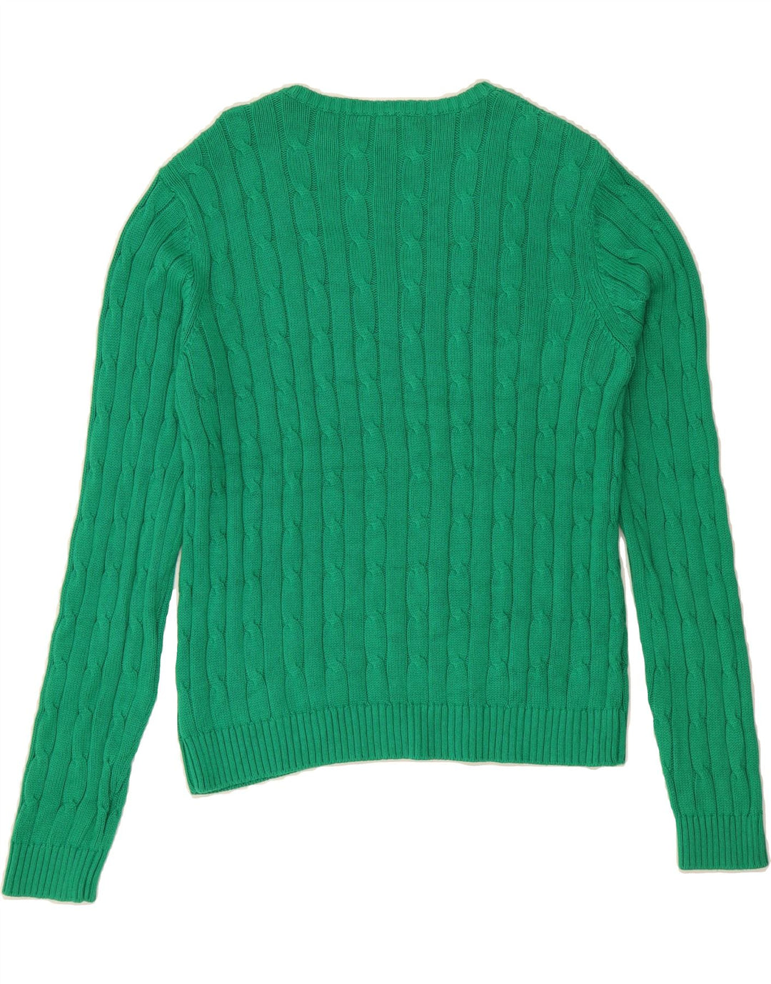 CHAPS Womens V-Neck Jumper Sweater UK 18 XL Green Cotton Vintage Chaps and Second-Hand Chaps from Messina Hembry 