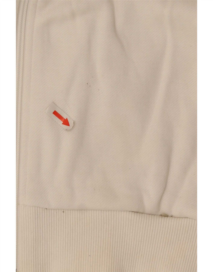 Puma Mens Tracksuit Top Jacket Grande Algodão Colorblock Branco
